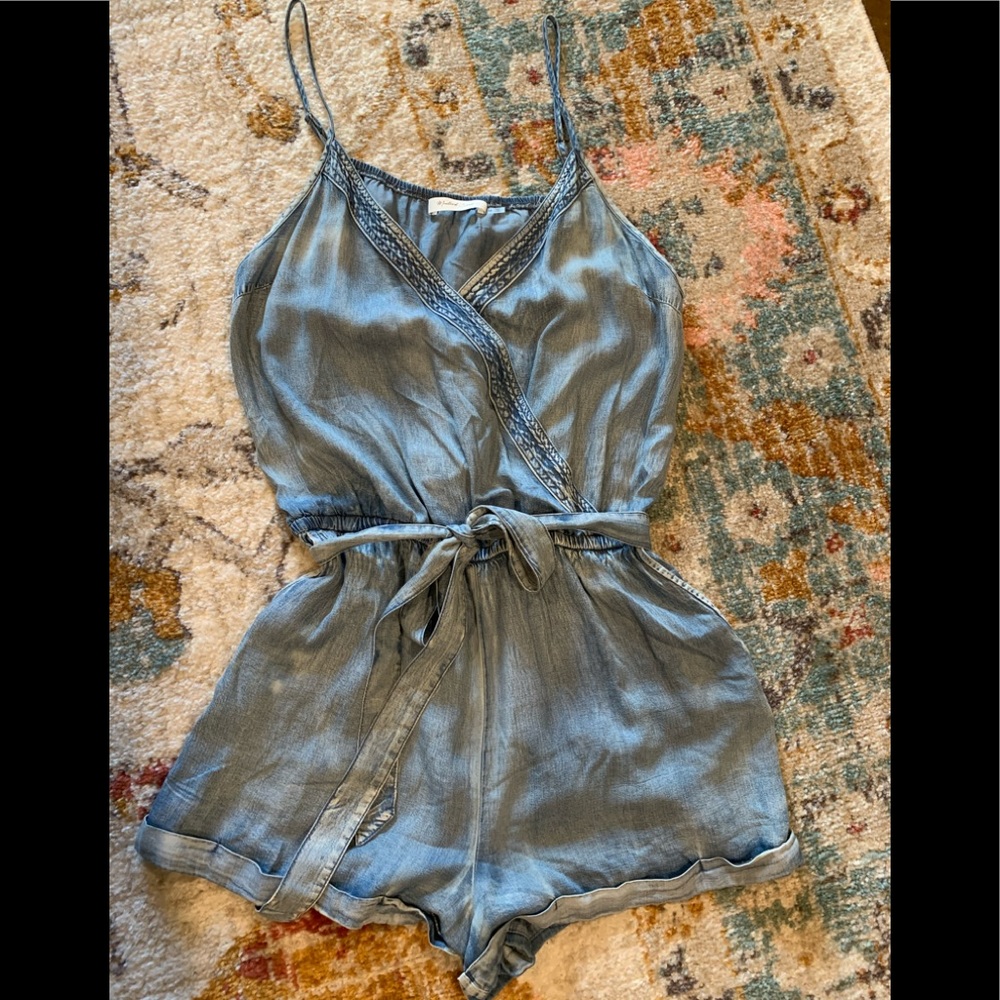 Chambray romper